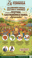 Câmara de Formiga aprova criação do Festival Gastronômico Rural no calendário oficial