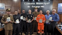 Câmara entrega Título “Boina de Ouro” a profissionais da segurança pública
