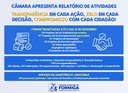 Câmara Municipal de Formiga apresenta Relatório de Atividades de 2024 - Publicado em: 20 de dezembro de 2024