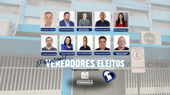 Conheça os novos vereadores eleitos para 2025/2028 - Publicado em: 8 de outubro de 2024 Conheça os novos vereadores eleitos para 2025/2028 - Publicado em: 8 de outubro de 2024
