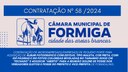CONTRATAÇÃO DE Nº 58/2024 – Publicado em: 18 de novembro de 2024