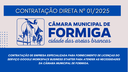 CONTRATAÇÃO DIRETA- 01/2025 - Publicado em: 6 de fevereiro de 2025
