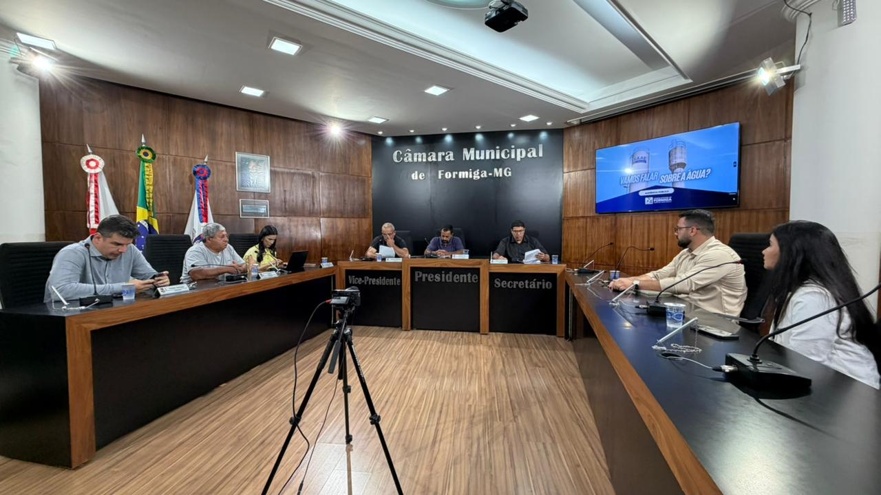 Debate sobre sistema de distribuição de água e aumento das tarifas  na Câmara 
