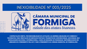 Inexigibilidade nº 003/2025 - Data:  26 de fevereiro de 2025