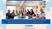 Prefeito de Formiga se reúne com Mesa Diretora da Câmara para alinhar processos legislativos e administrativos - Publicado em: 14 de fevereiro de 2025