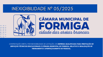 INEXIGIBILIDADE 005/2025 INEXIGIBILIDADE 005/2025