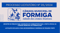 PROCESSO LICITATÓRIO Nº 05/2024 – Publicado em: 8 de janeiro de 2025
