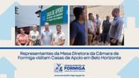 Representantes da Mesa Diretora da Câmara de Formiga visitam Casas de Apoio em Belo Horizonte  - Publicado em: 19 de fevereiro de 2025