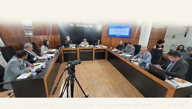 Saúde, Infraestrutura e tecnologia pautam reunião ordinária da Câmara de Formiga