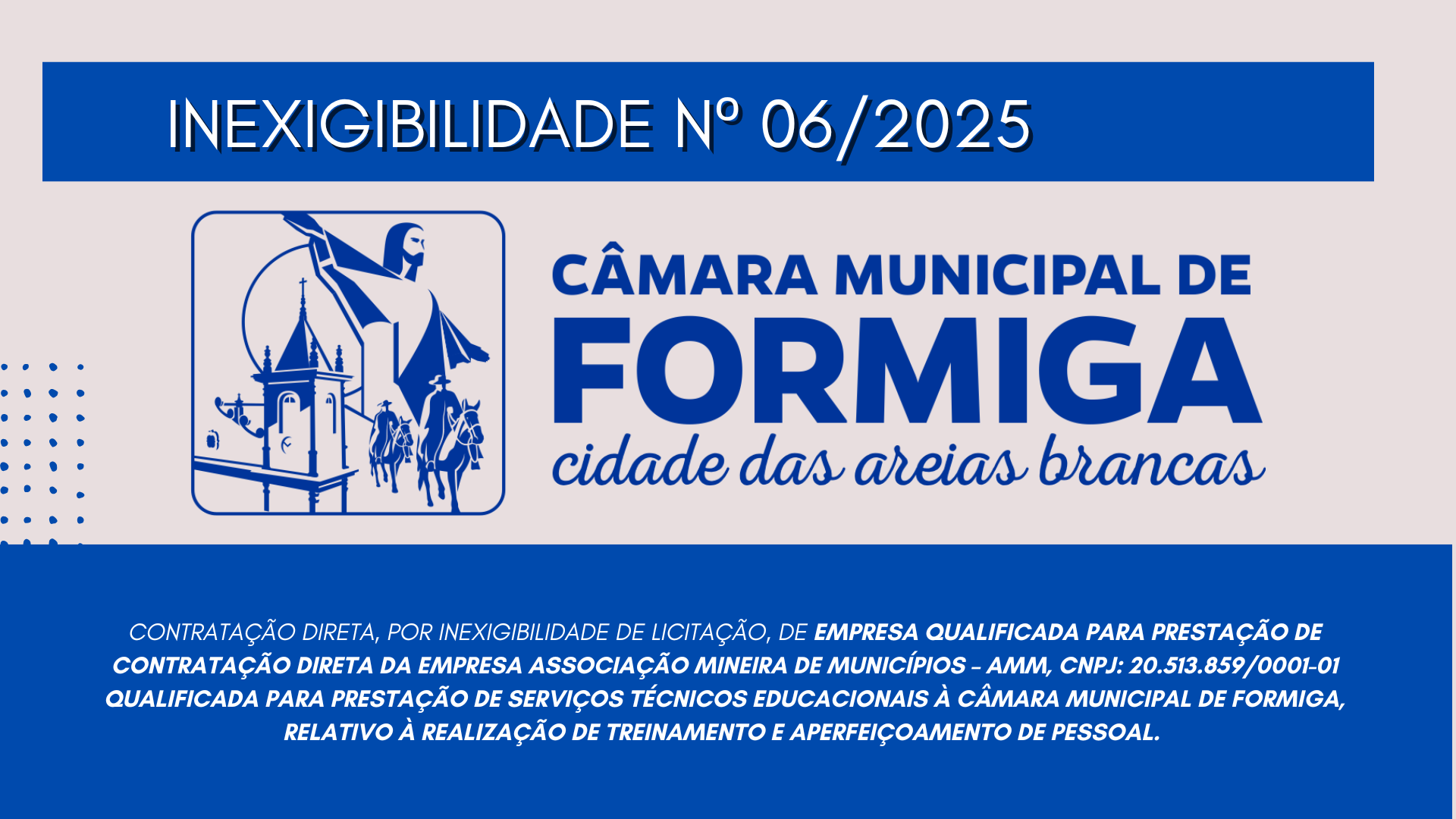 CONTRATAÇÃO DIRETA 2025