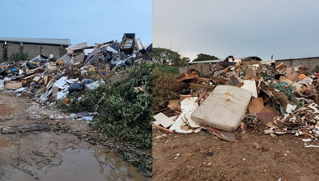 Vereadores fiscalizam descarte irregular de resíduos em área urbana de Formiga