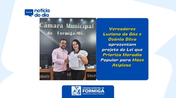 Vereadores Luciano do Gás e Osânia Silva apresentam projeto de Lei que Prioriza Moradia Popular para Mães Atípicas Publicado em: 25 de fevereiro de 2025 Vereadores Luciano do Gás e Osânia Silva apresentam projeto de Lei que Prioriza Moradia Popular para Mães Atípicas Publicado em: 25 de fevereiro de 2025