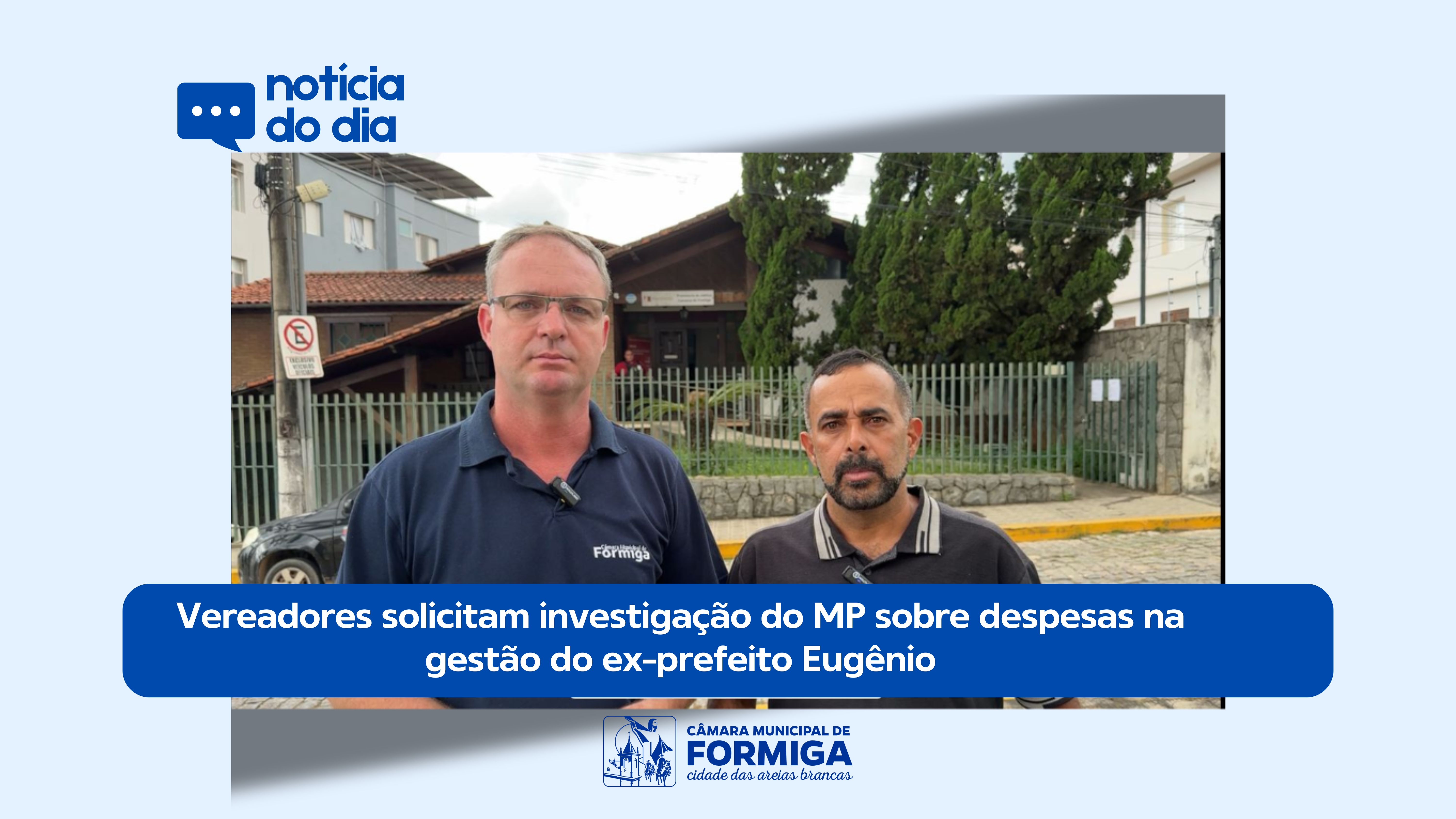 Vereadores solicitam investigação do MP sobre despesas na gestão do ex-prefeito Eugênio